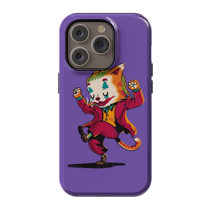 iPhone 14 Pro StrongFit Joker Cat by Vó Maria