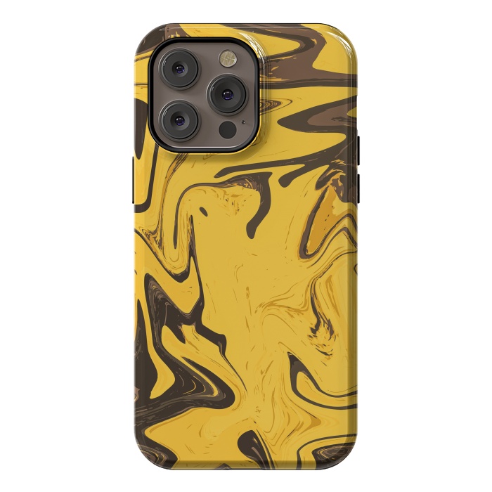 iPhone 14 Pro max StrongFit Yellowest Abstract by Creativeaxle