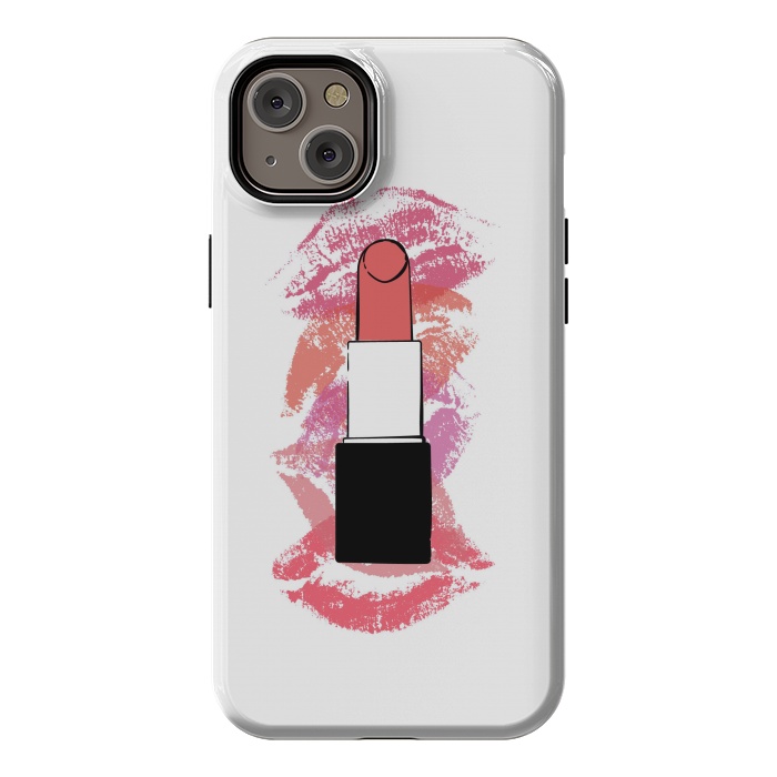 iPhone 14 Plus StrongFit Lipstick Kisses by Martina