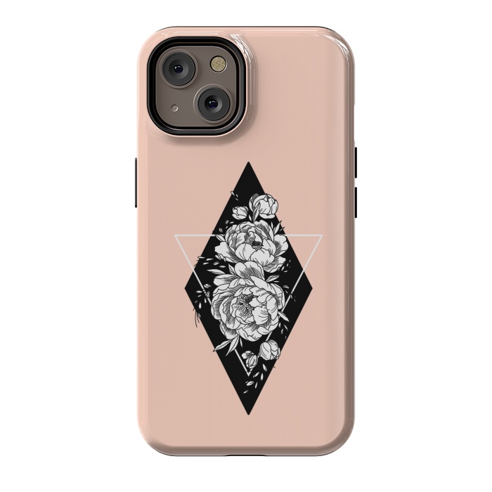 iPhone 14 StrongFit Floral diamond by Jms