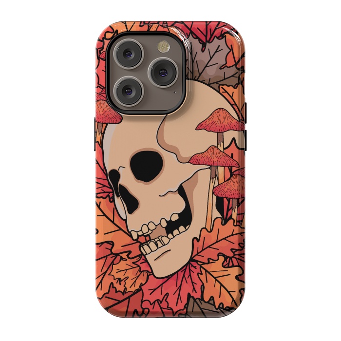 iPhone 14 Pro StrongFit The skull of autumn by Steve Wade (Swade)