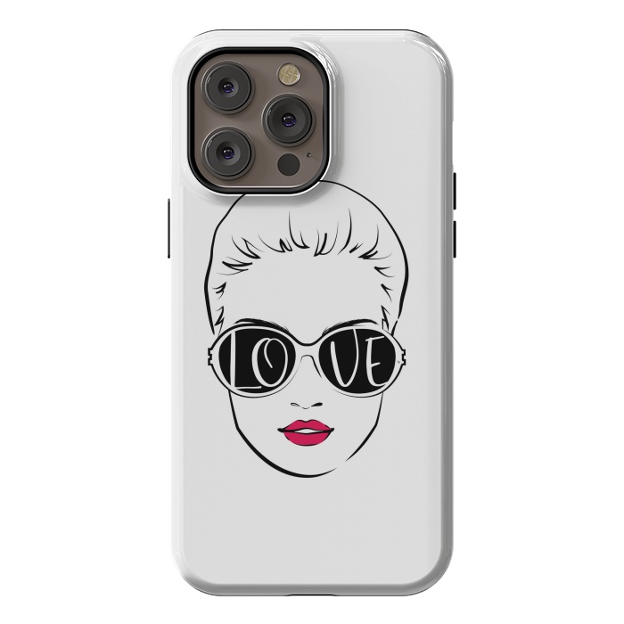 iPhone 14 Pro max StrongFit Love Sunglasses by Martina
