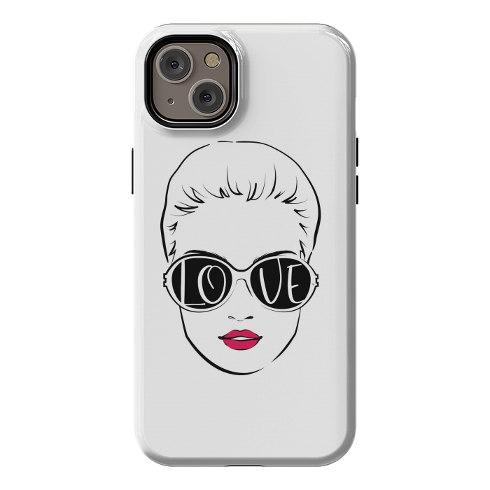 iPhone 14 Plus StrongFit Love Sunglasses by Martina