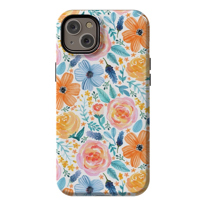 iPhone 14 Plus StrongFit Bold Blooms by Tangerine-Tane