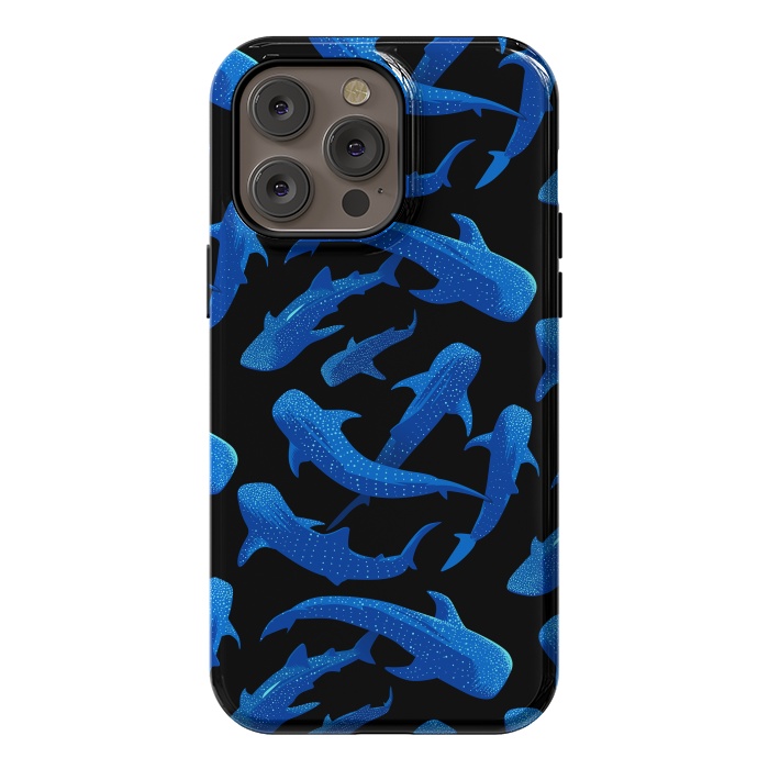 iPhone 14 Pro max StrongFit Shark Whales by Alberto