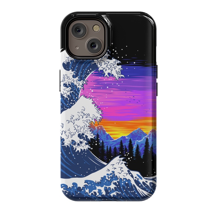 iPhone 14 StrongFit The wave at dawn by Alberto