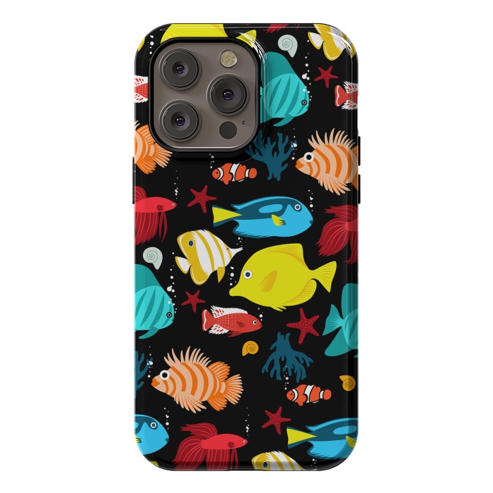 iPhone 14 Pro max StrongFit Tropical aquarium by Alberto