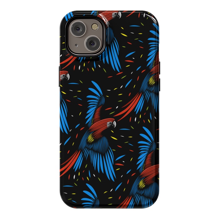 iPhone 14 Plus StrongFit Tribal Macaw by Alberto
