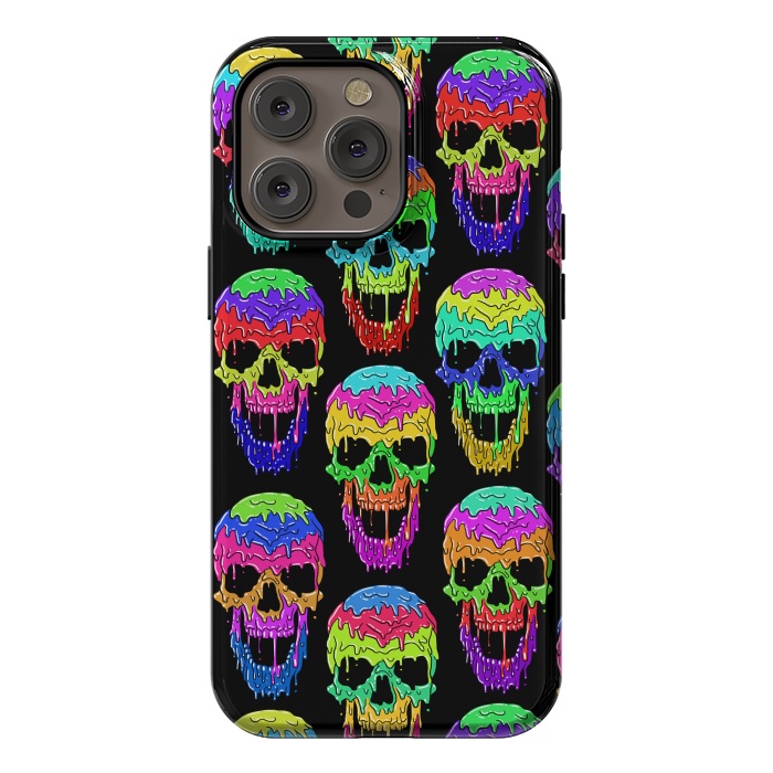 iPhone 14 Pro max StrongFit Liquid skull by Alberto