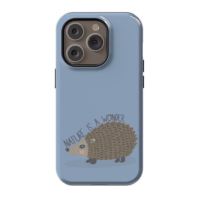 iPhone 14 Pro StrongFit Nature is a Wonder Hedgehog  by Edith May