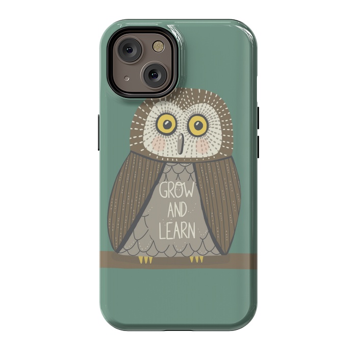iPhone 14 StrongFit Grow and Learn Owl  by Edith May
