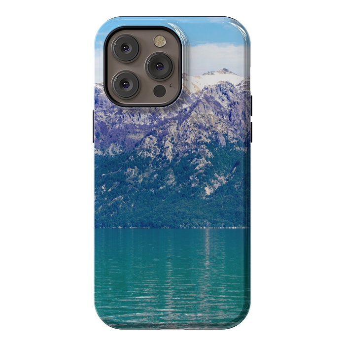 iPhone 14 Pro max StrongFit Purple mountains by Laura Nagel