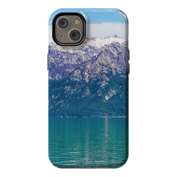 iPhone 14 Plus StrongFit Purple mountains by Laura Nagel