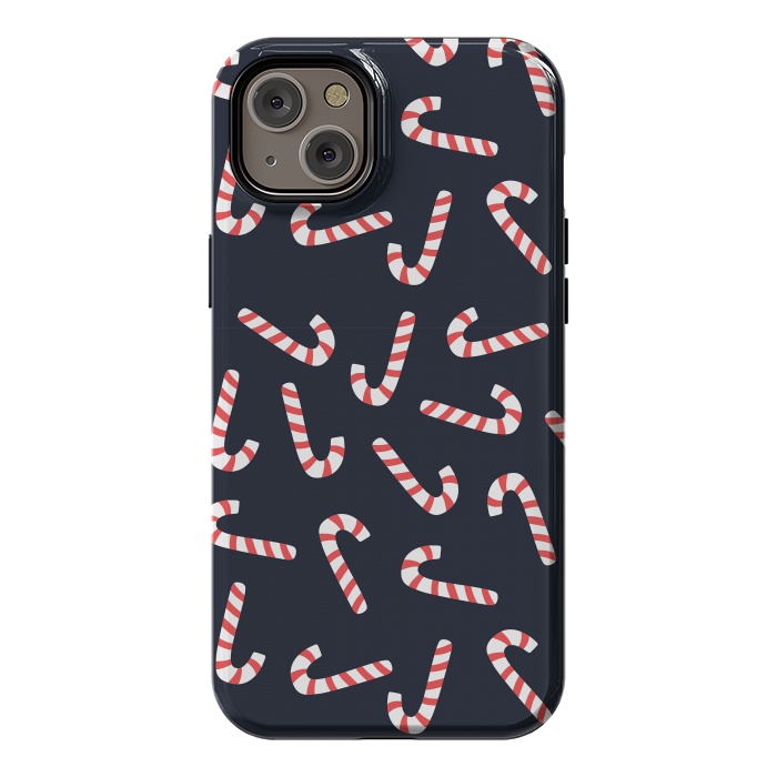 iPhone 14 Plus StrongFit Candy Cane 02 by Jelena Obradovic