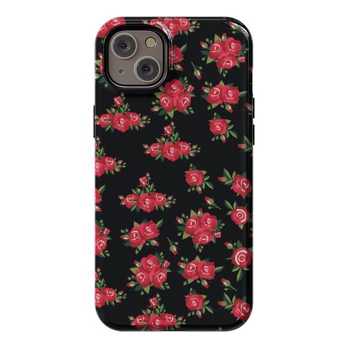 iPhone 14 Plus StrongFit red pretty roses by MALLIKA