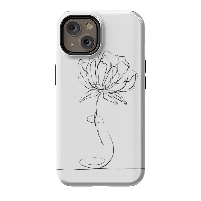 iPhone 14 StrongFit Black Bloom by Martina