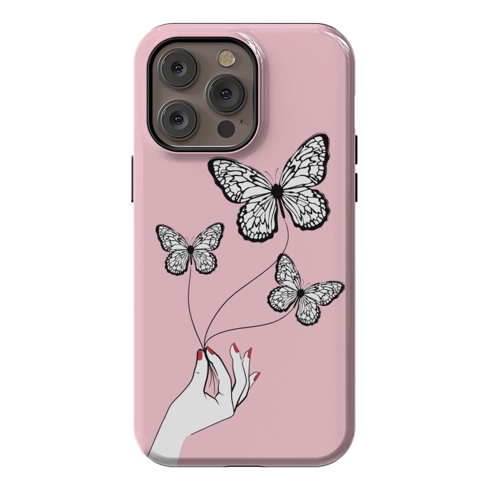 iPhone 14 Pro max StrongFit Butterfly Game by Martina