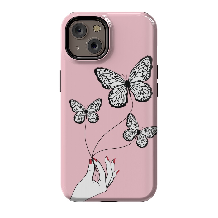 iPhone 14 StrongFit Butterfly Game by Martina