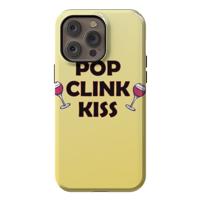 iPhone 14 Pro max StrongFit pop clink kiss by MALLIKA
