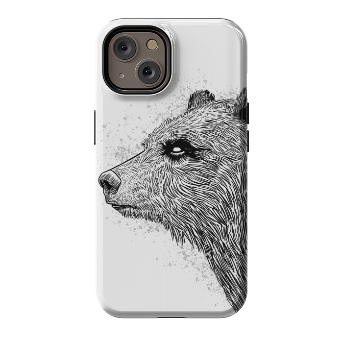 iPhone 14 StrongFit Sketch Bear by Alberto