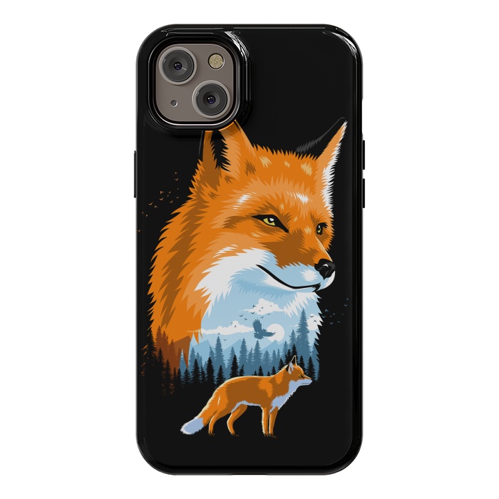 iPhone 14 Plus StrongFit Fox in forest by Alberto