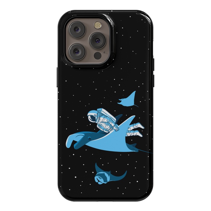 iPhone 14 Pro max StrongFit Astronaut blanket fish by Alberto