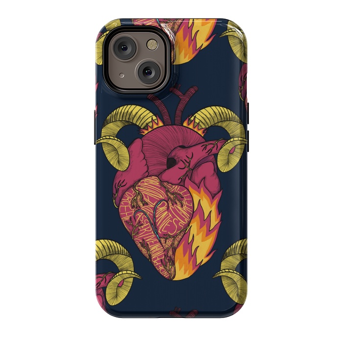 iPhone 14 StrongFit Aries Heart by Ranggasme