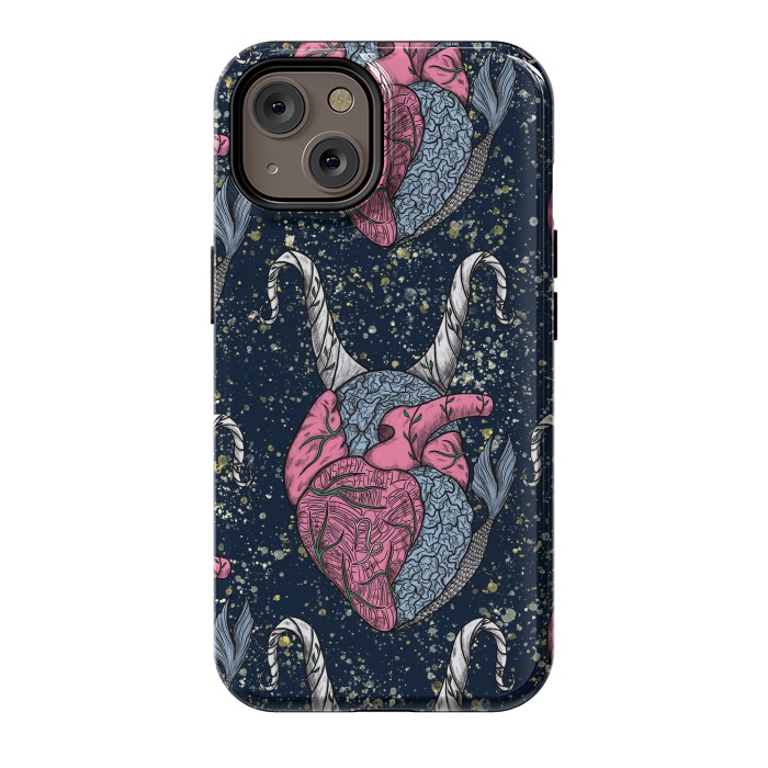 iPhone 14 StrongFit Capricorn Heart by Ranggasme