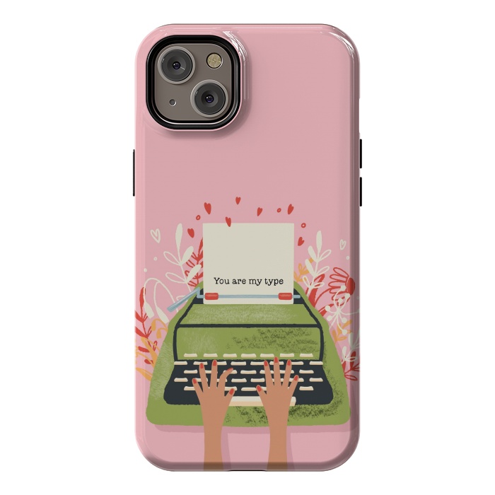iPhone 14 Plus StrongFit You Are My Type, Happy Valentine's Day by Jelena Obradovic