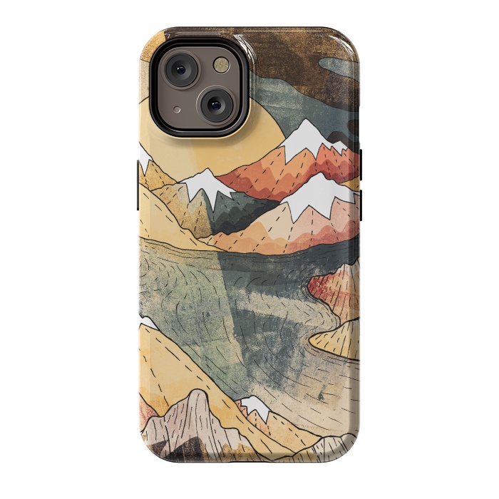 iPhone 14 StrongFit The old mountain lake by Steve Wade (Swade)