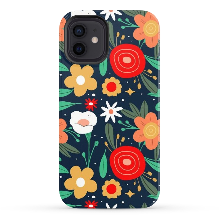 iPhone 12 StrongFit WildFlowers by ArtsCase