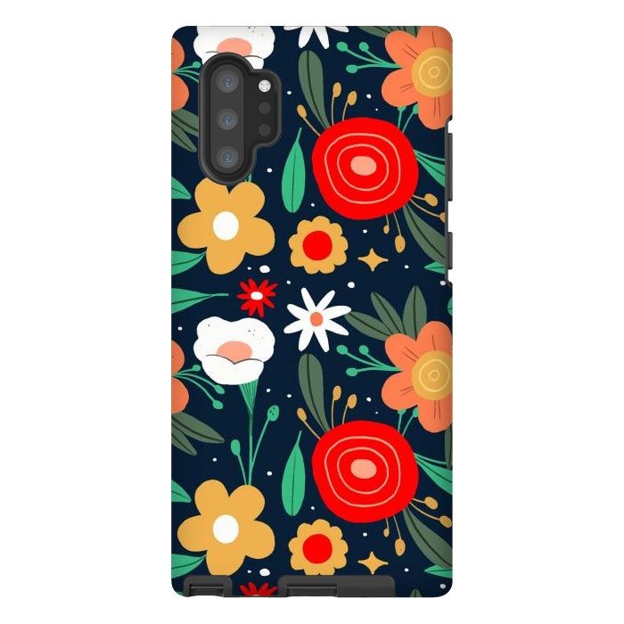 Galaxy Note 10 plus StrongFit WildFlowers by ArtsCase