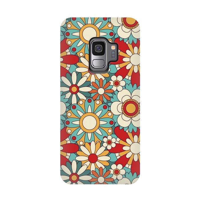 Galaxy S9 StrongFit Spring Flowers  by ArtsCase