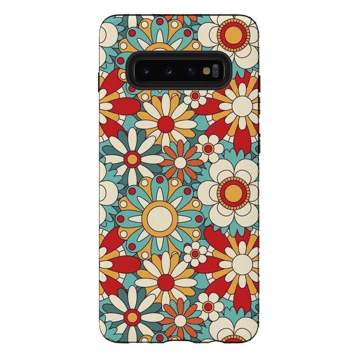 Galaxy S10 plus StrongFit Spring Flowers  by ArtsCase