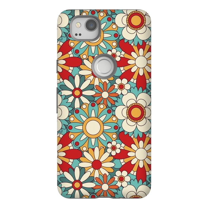 Pixel 2 StrongFit Spring Flowers  by ArtsCase