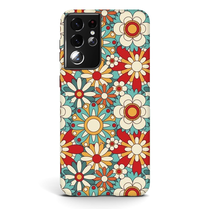 Galaxy S21 ultra StrongFit Spring Flowers  by ArtsCase