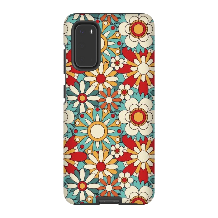 Galaxy S20 StrongFit Spring Flowers  by ArtsCase
