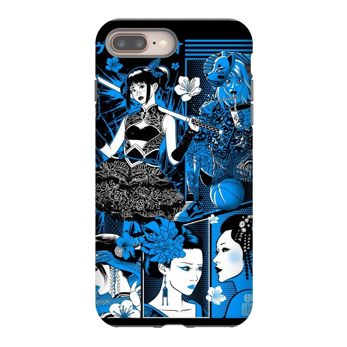 iPhone 7 plus StrongFit Geisha warriors by Alberto