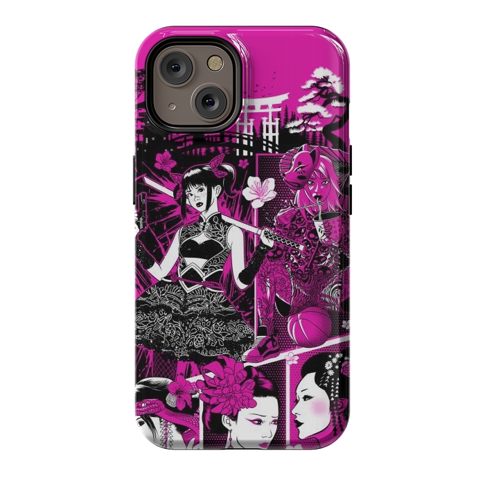 iPhone 14 StrongFit pink geisha  by Alberto