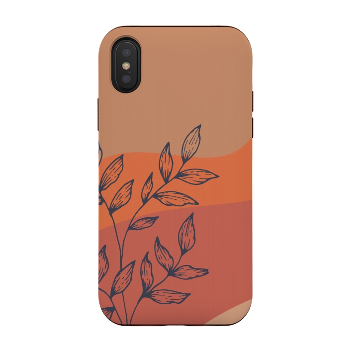 iPhone Xs / X StrongFit evening abstract style by MALLIKA