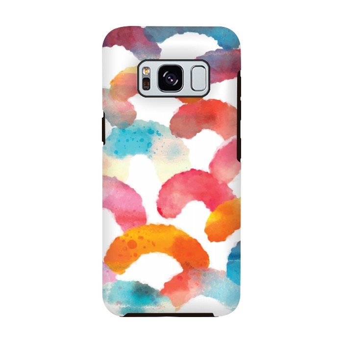 Galaxy S8 StrongFit Watercolor multi scales by MALLIKA