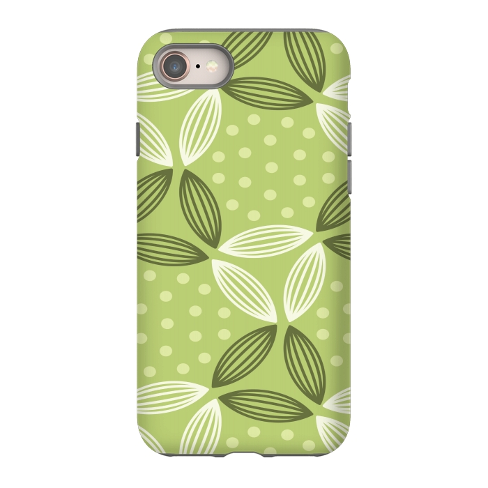 iPhone 8 StrongFit green leave pattern by MALLIKA