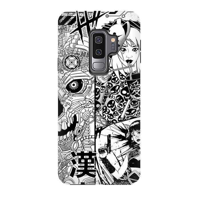 Galaxy S9 plus StrongFit Tokyo machine girl manga by Alberto