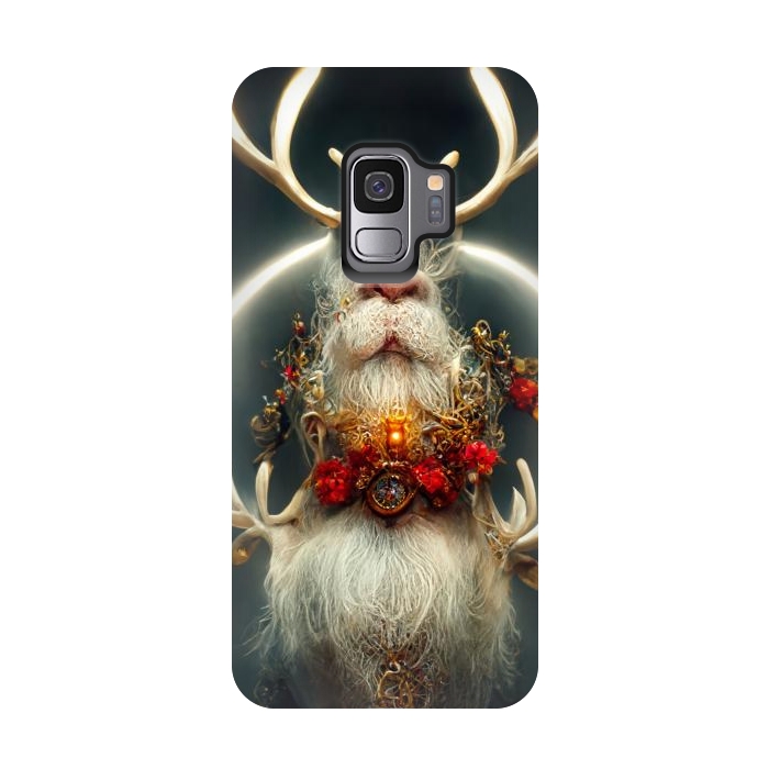 Galaxy S9 StrongFit Santa reindeer by haroulita
