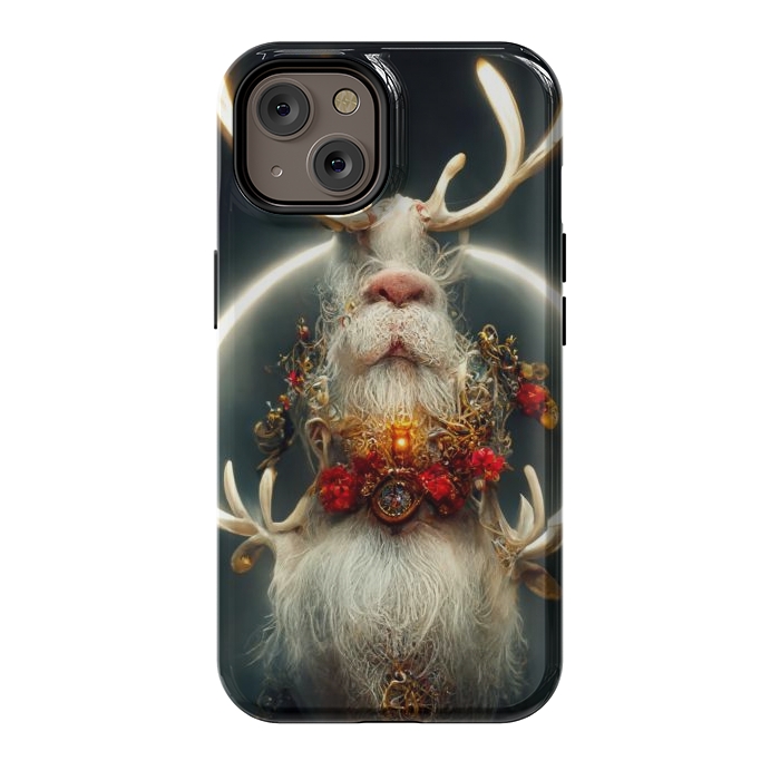 iPhone 14 StrongFit Santa reindeer by haroulita