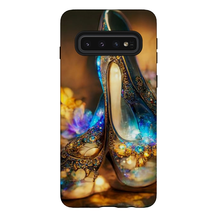 Galaxy S10 StrongFit cinderella's shoes by haroulita
