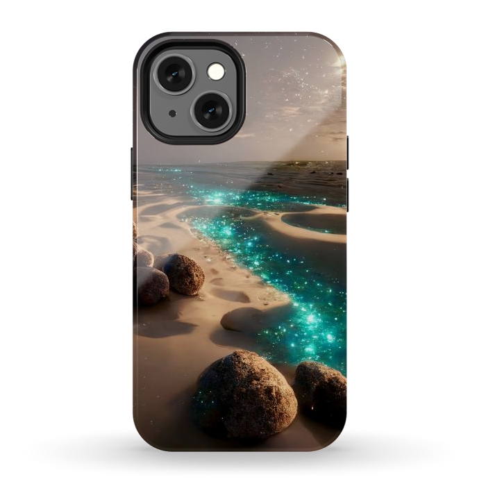 iPhone 12 mini StrongFit fantasy beach by haroulita
