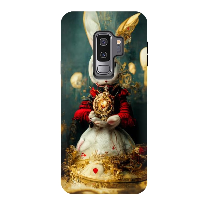 Galaxy S9 plus StrongFit white rabbit , Alice by haroulita