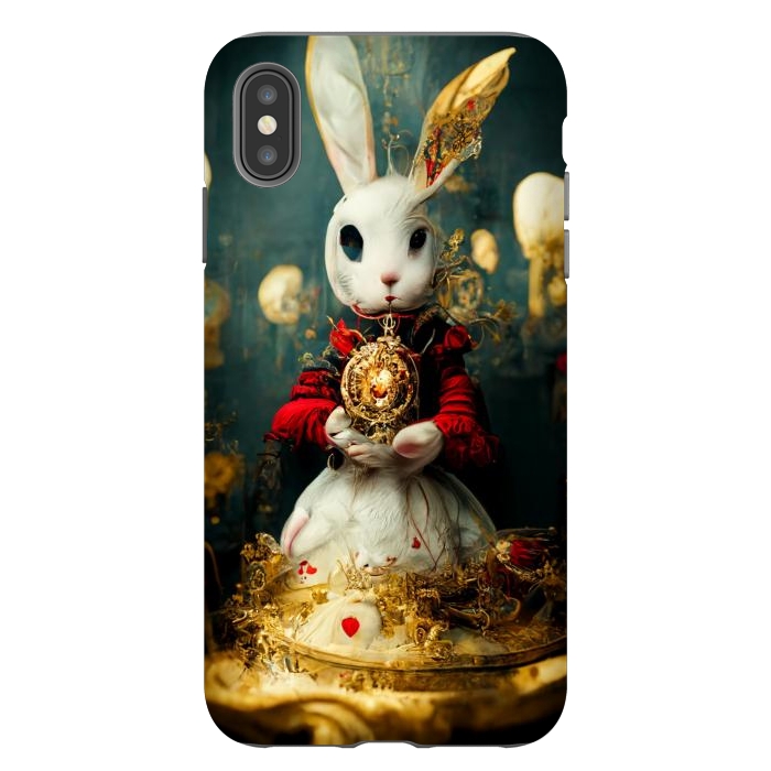 iPhone Xs Max StrongFit white rabbit , Alice by haroulita