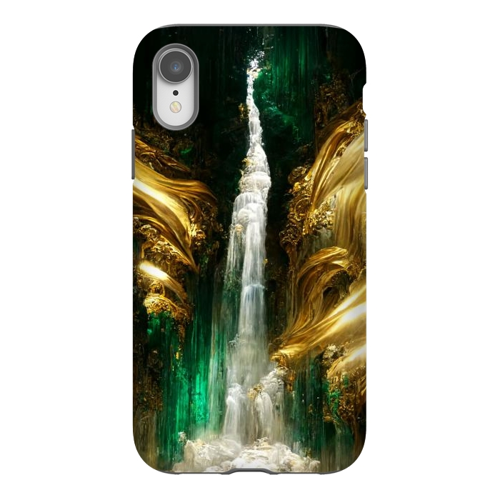 iPhone Xr StrongFit sparkle waterfall by haroulita